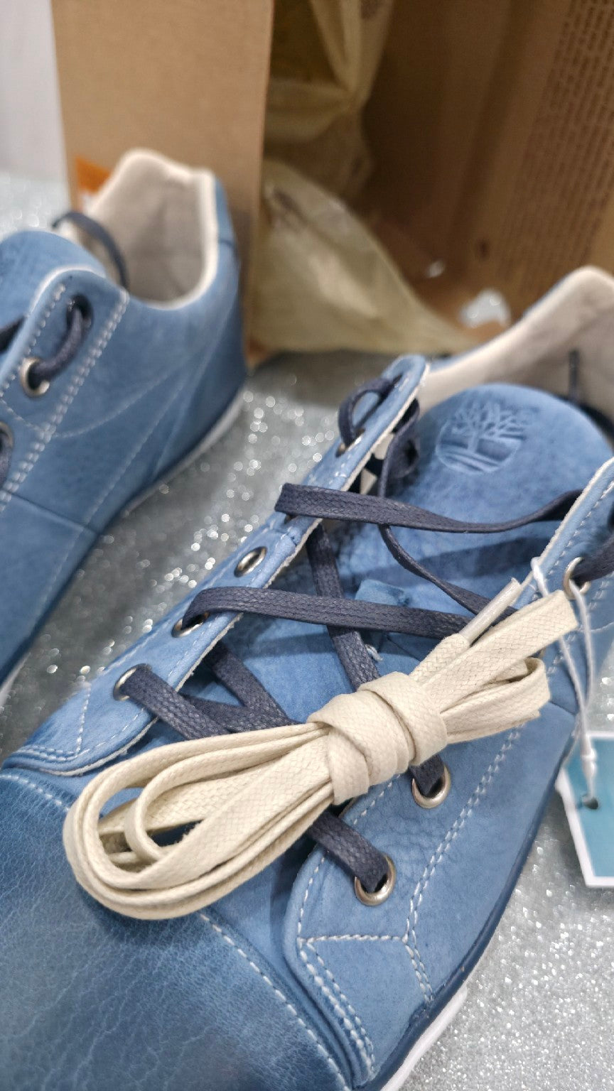 Timberland blu sneakers con scatola