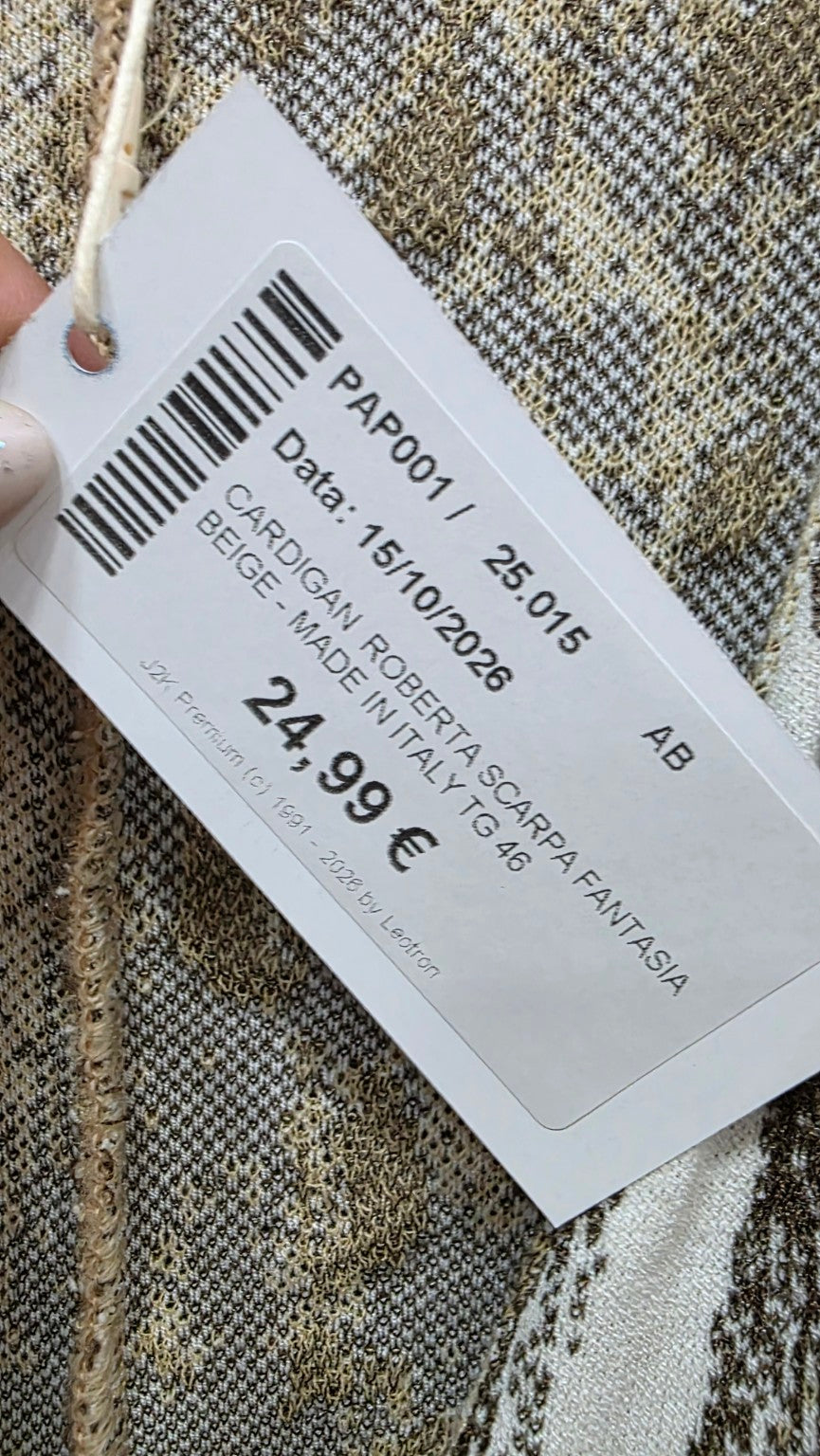 Retro cardigan Roberta Scarpa fantasia