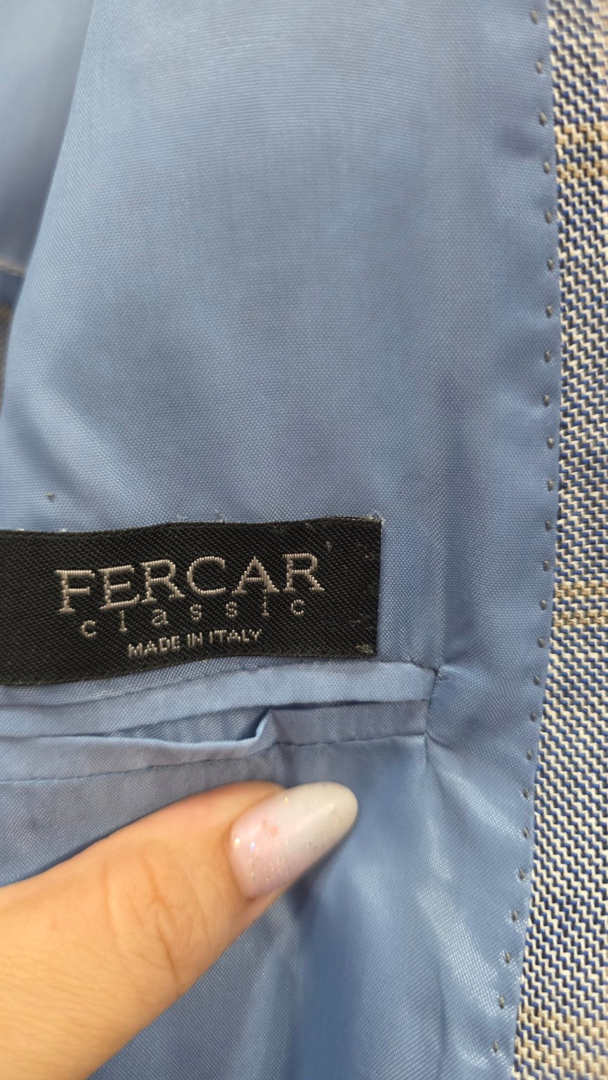 Etichetta Fercar Classic Made in Italy della giacca