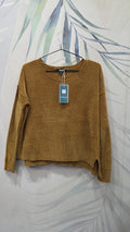 Maglione Jennyfer XS color senape, davanti a figura intera