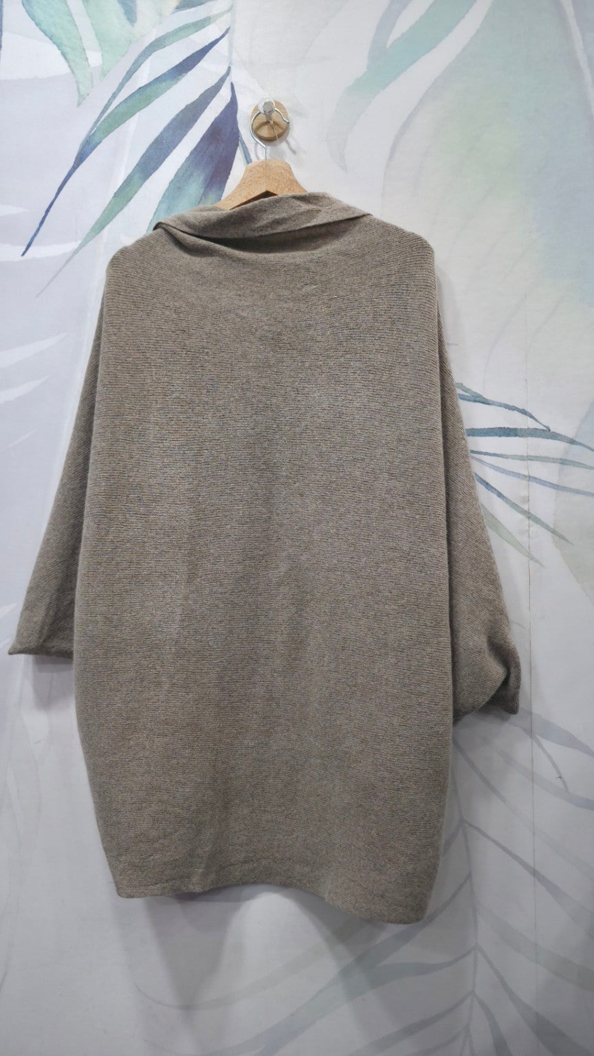 Coprispalle LDA beige tortora, vista posteriore