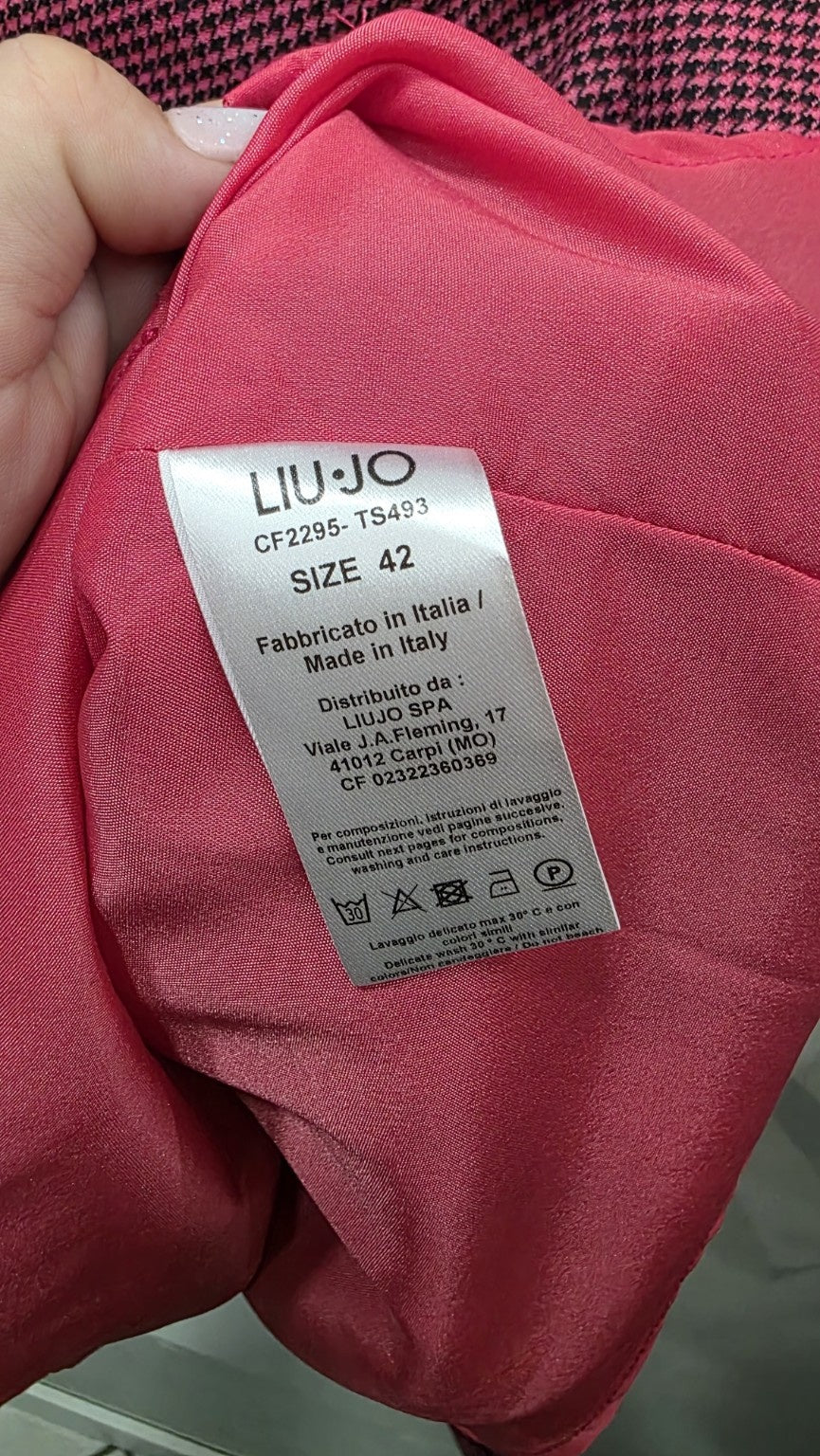 Etichetta Liu Jo CF2295-TS493 – taglia 42, Made in Italy