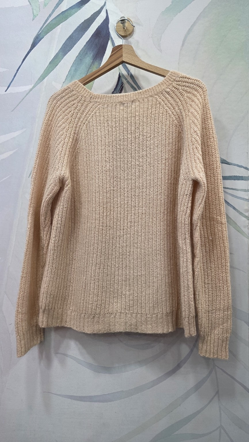 Maglione Pinkie rosa cipria, vista posteriore completa