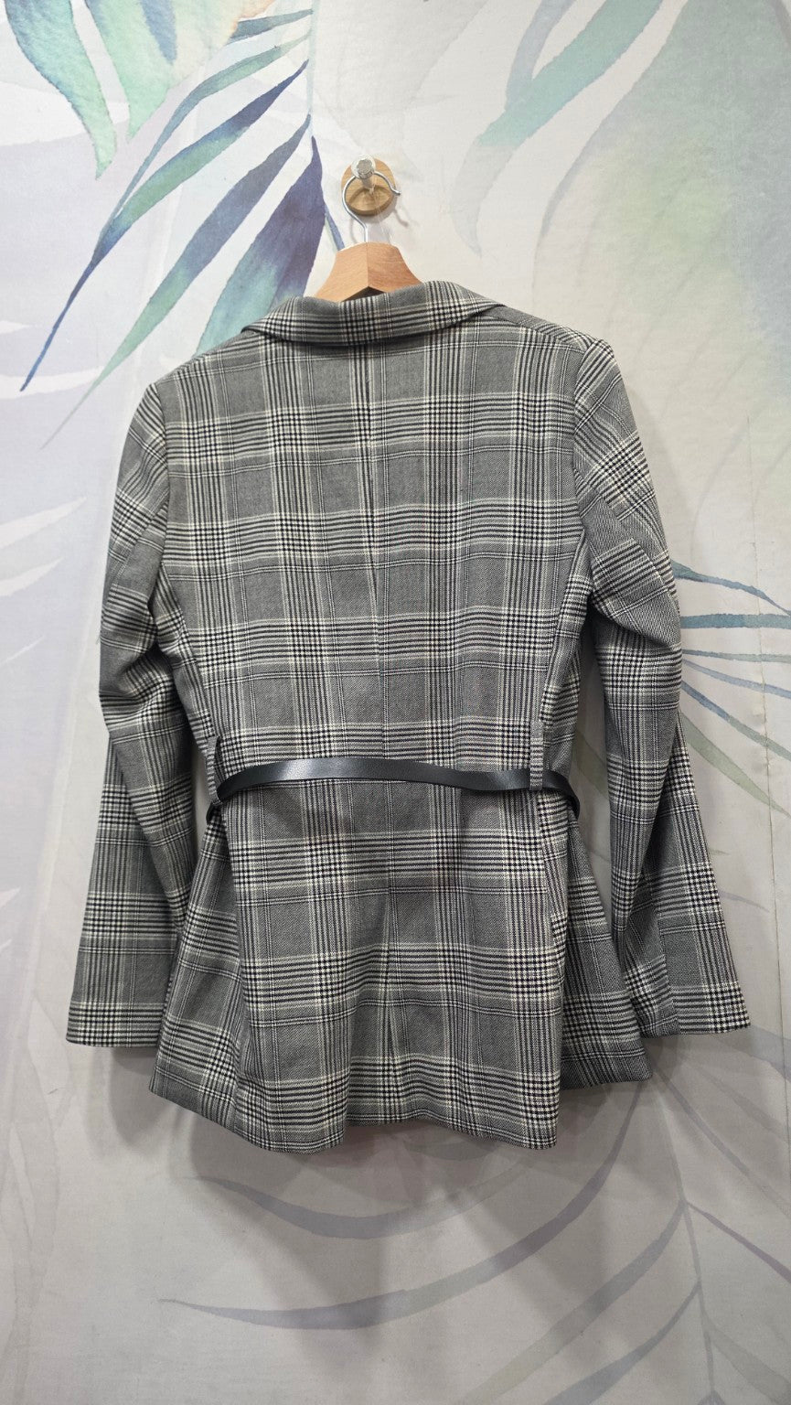 Blazer H&M in principe di Galles grigio, vista posteriore