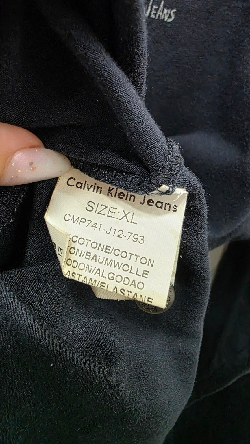 Etichetta interna originale Calvin Klein Jeans codice CMP741-J12-793