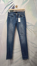Jeans Guess Jegging Ultra Skinny Low blu, vista intera frontale