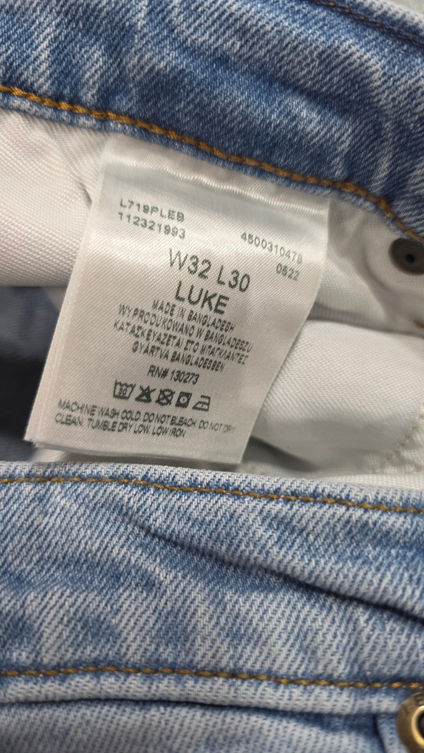 Etichetta Lee Luke W32 L30