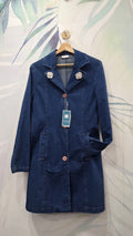 MAX&Co. soprabito in denim blu scuro, vista integrale