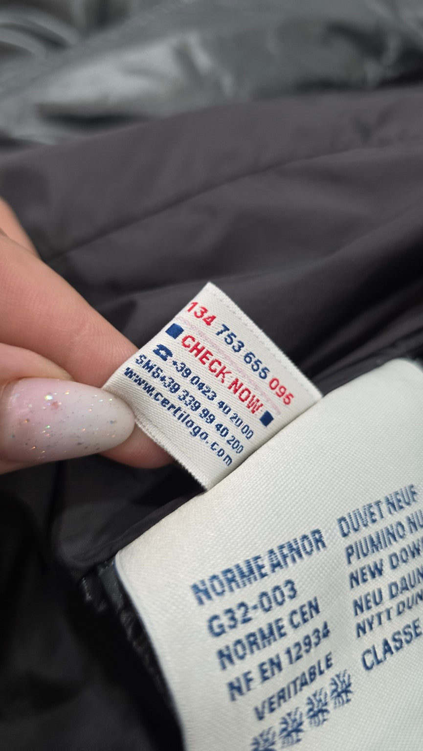 Moncler piumino donna - etichetta verifica