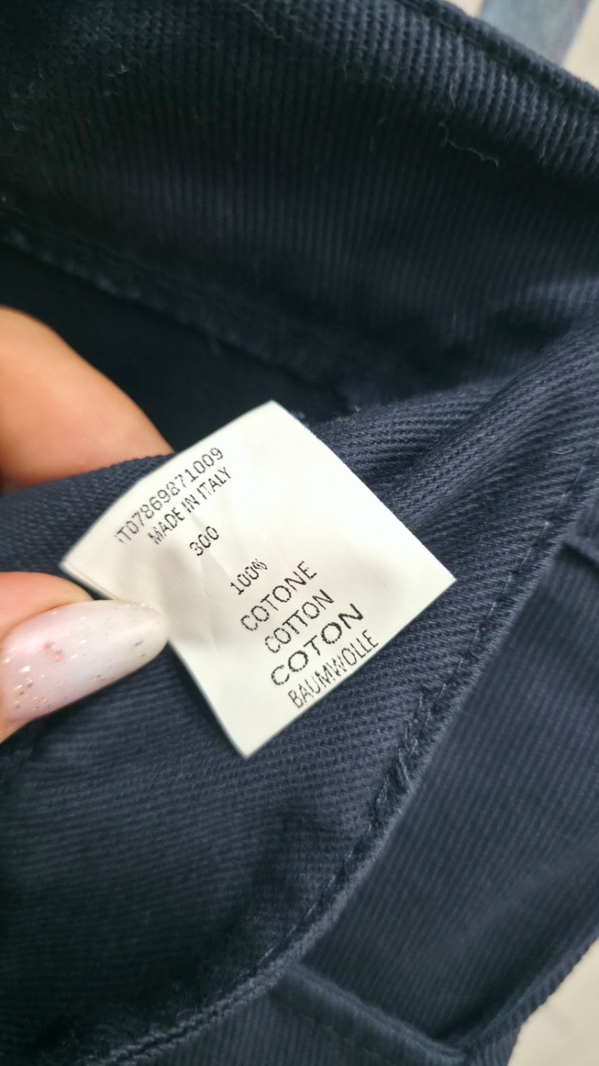 Etichetta composizione 100% cotone e Made in Italy