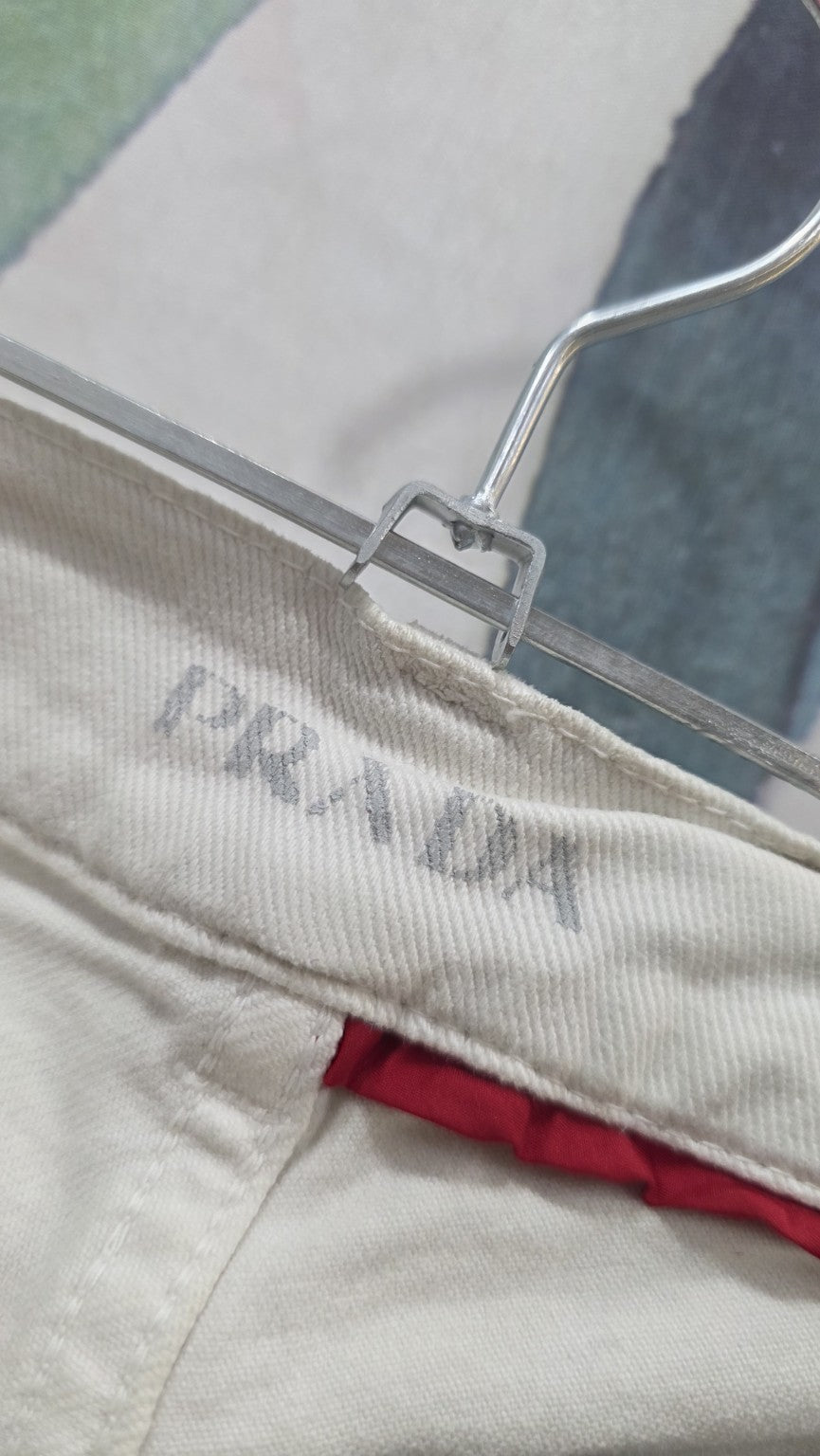 Pantaloni Prada etichetta interna