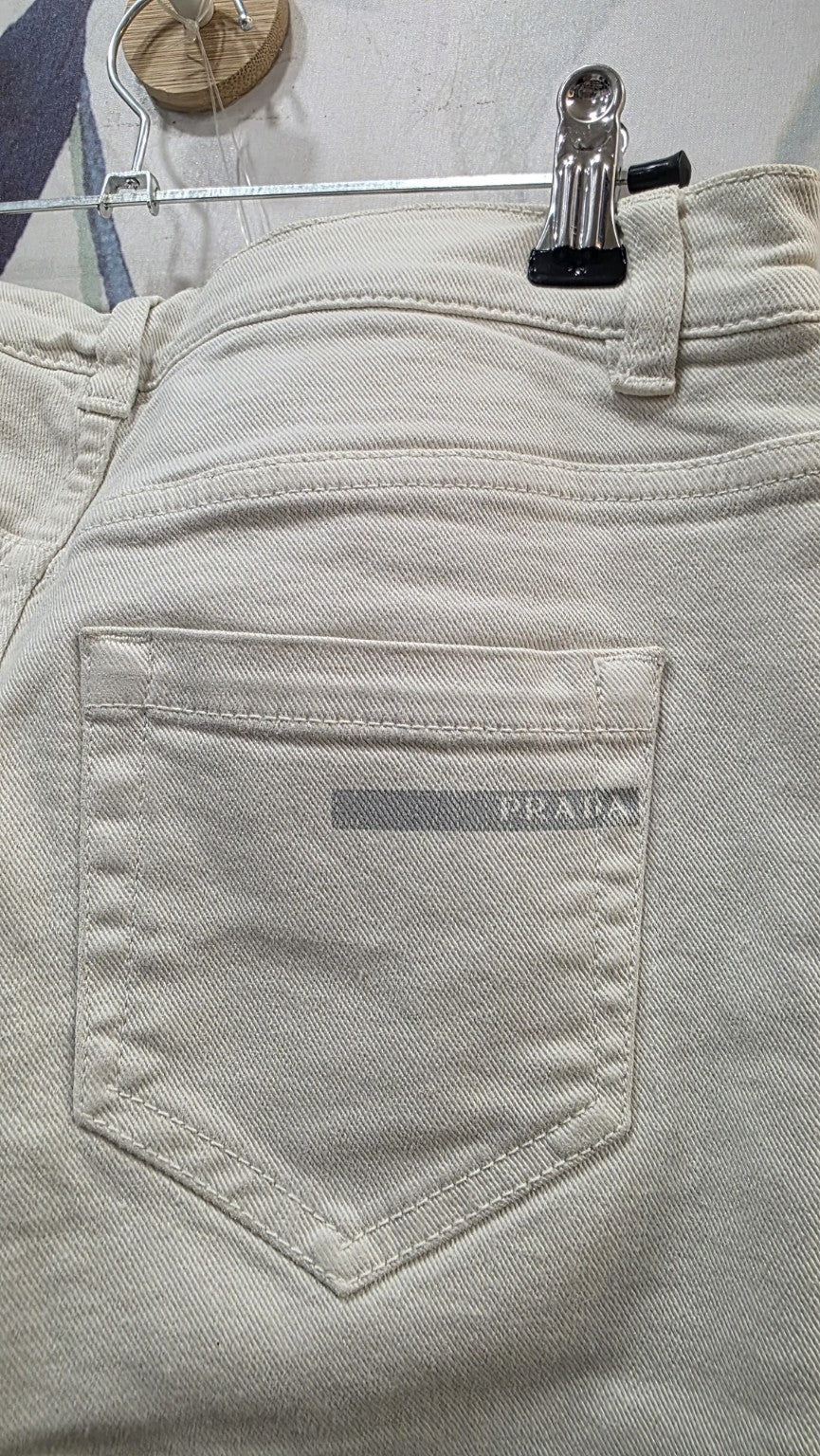 Pantaloni Prada dettaglio della tasca posteriore