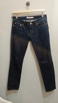 Jeans R.E.D. Valentino blu scuro taglia 26, fronte