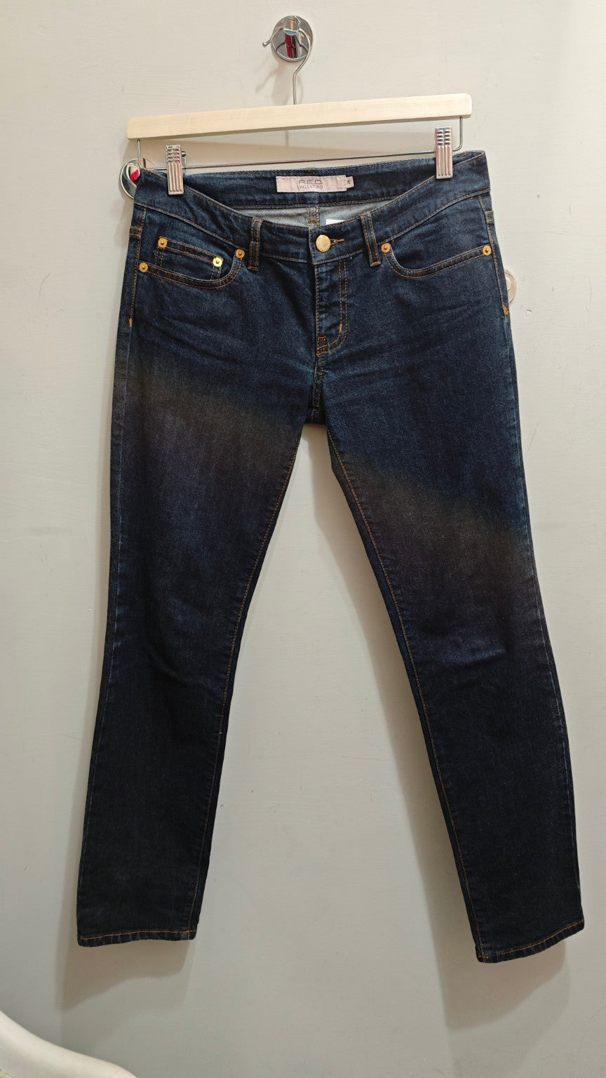 Jeans R.E.D. Valentino blu scuro taglia 26, fronte