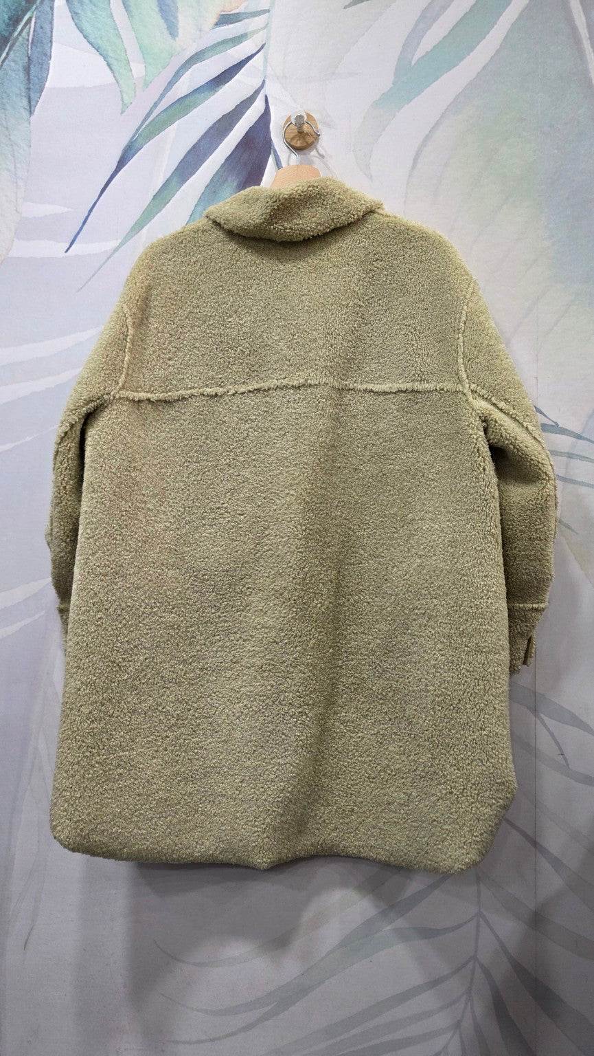 Cappotto camicia Zara pelliccia ecologica, retro
