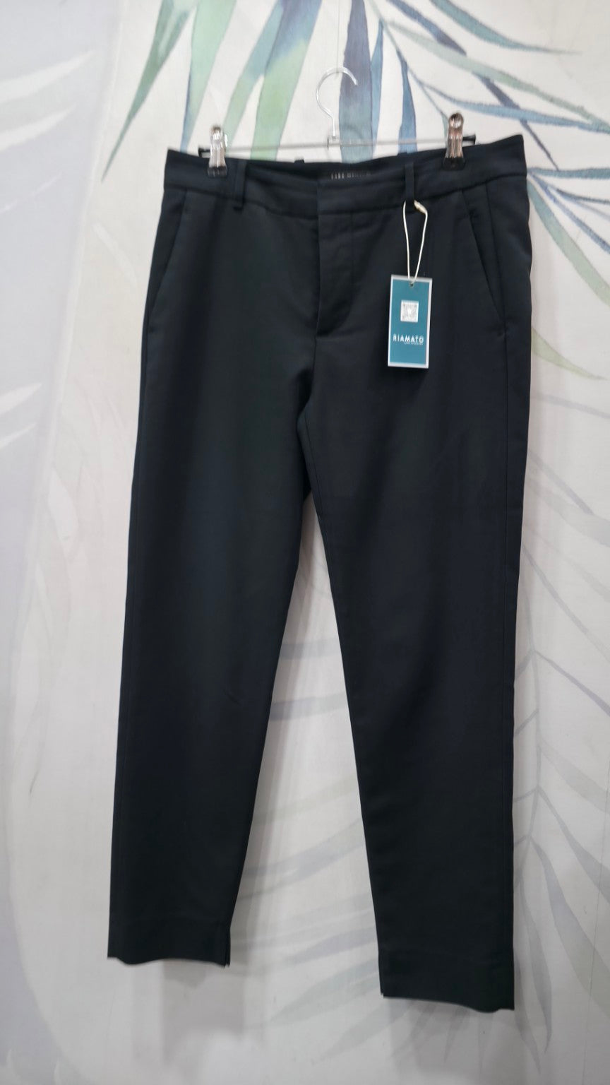 Pantalone nero ZARA Woman, taglia S, vista frontale