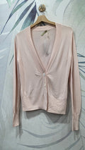 Cardigan Niama Woman rosa cipria taglia S – foto originale, fronte intero