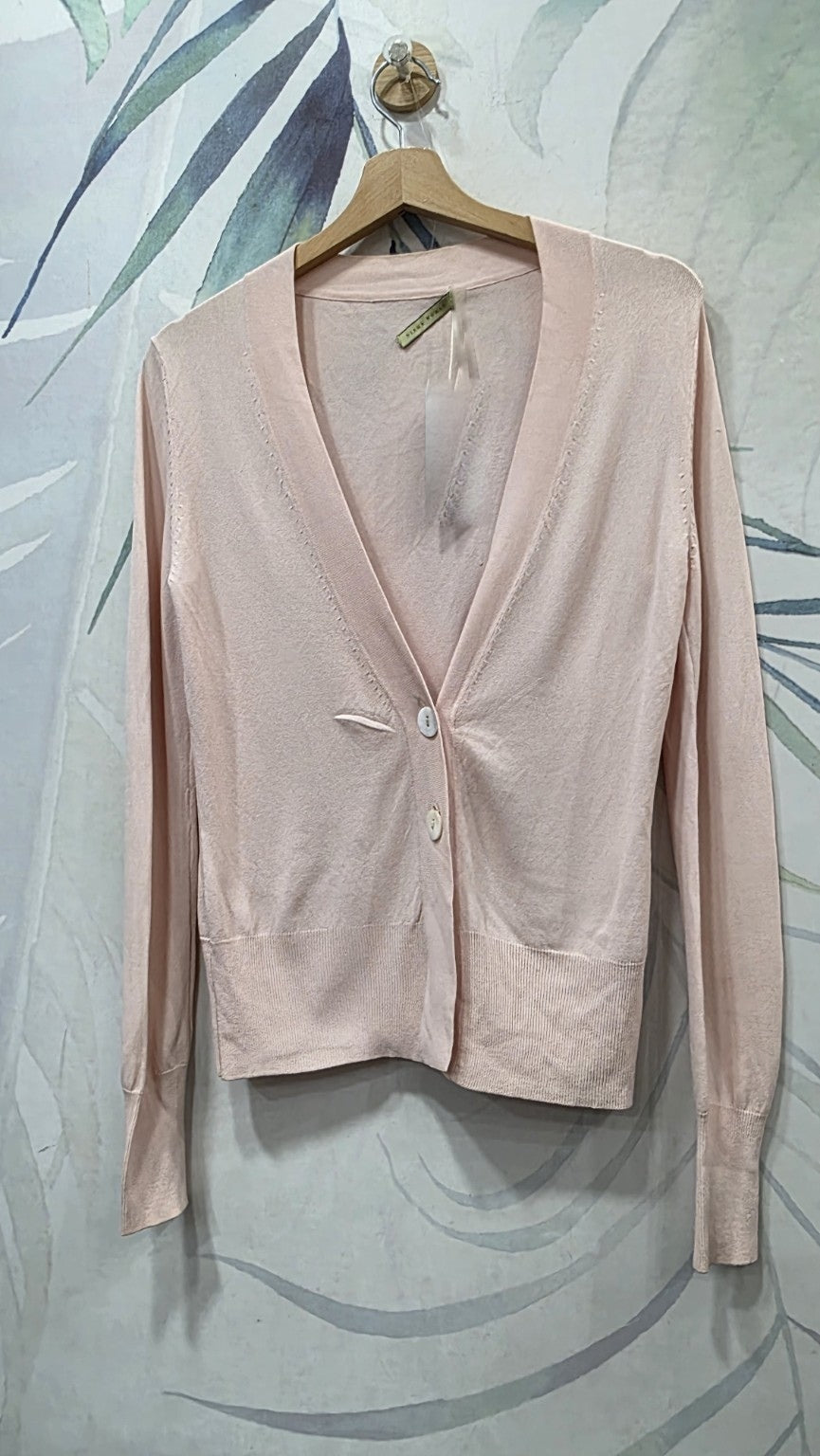 Cardigan Niama Woman rosa cipria taglia S – foto originale, fronte intero