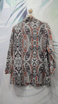 Blazer Susy Star fantasia paisley 100% cotone - vista posteriore intera
